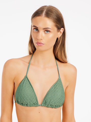 PROTEST Triangel Bikini 'PRTGrip' in Grün