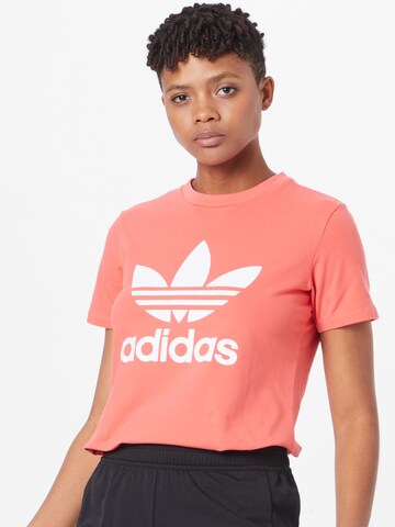 Maglietta di ADIDAS ORIGINALS in arancione: frontale
