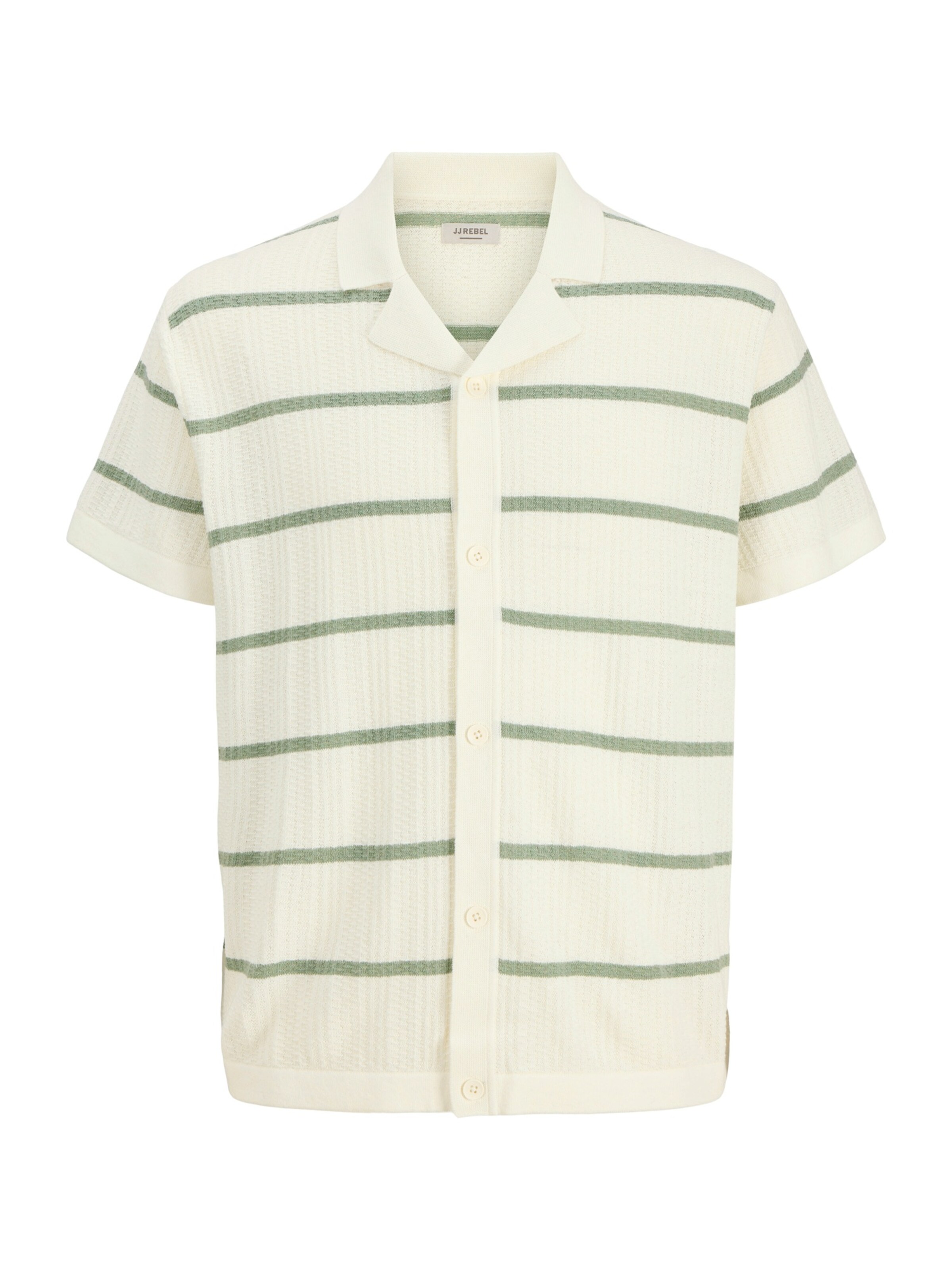 Vestes en maille 'JREBSTANCE' JJ Rebel en blanc : devant