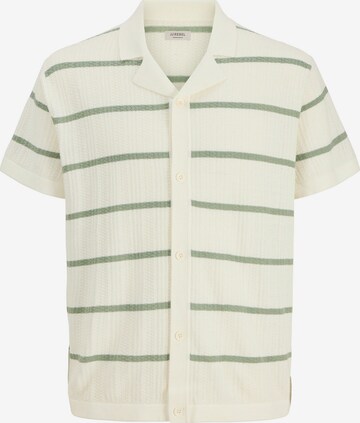 Vestes en maille 'JREBSTANCE' JJ Rebel en blanc : devant