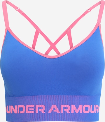 UNDER ARMOUR Sports Bra in Blue: front
