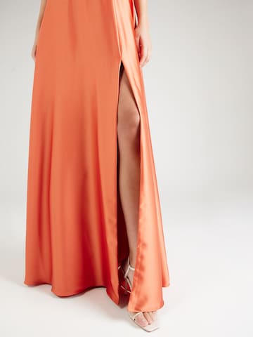 Unique Evening Dress in Orange