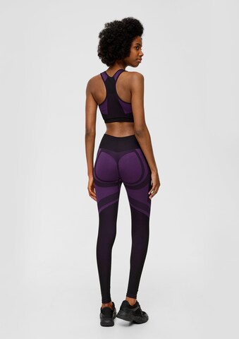 Bustier Haut de sport QS en violet