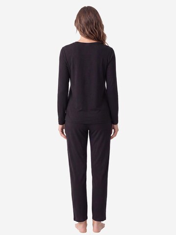 SCHIESSER Pyjama 'Mix & Relax'‌ in Schwarz
