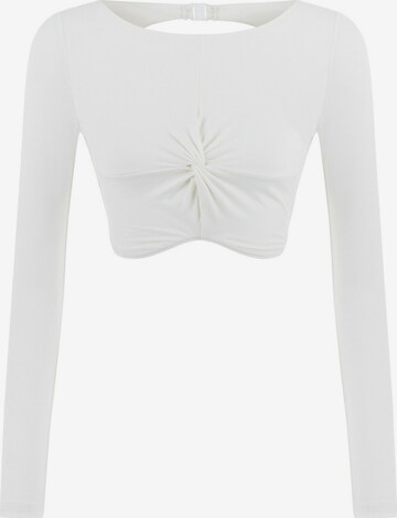 NOCTURNE Shirt in White: front