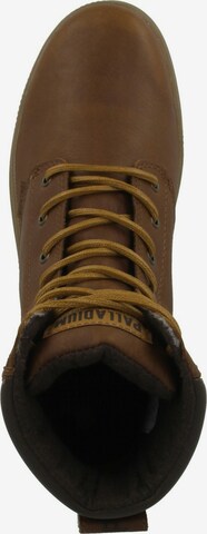 Palladium Lace-Up Boots in Brown