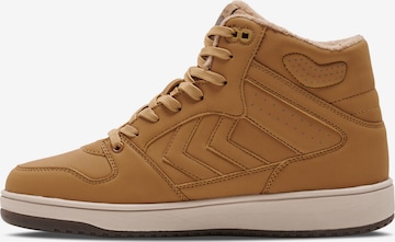 Hummel High-Top Sneakers in Brown