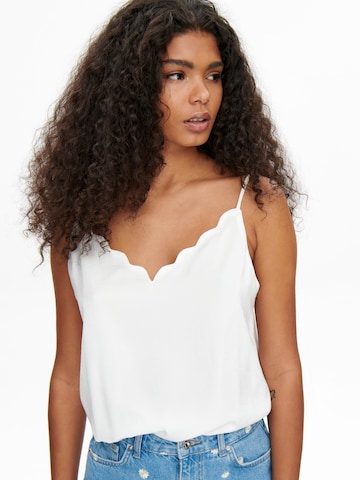 ONLY - Top 'Debbie' en blanco