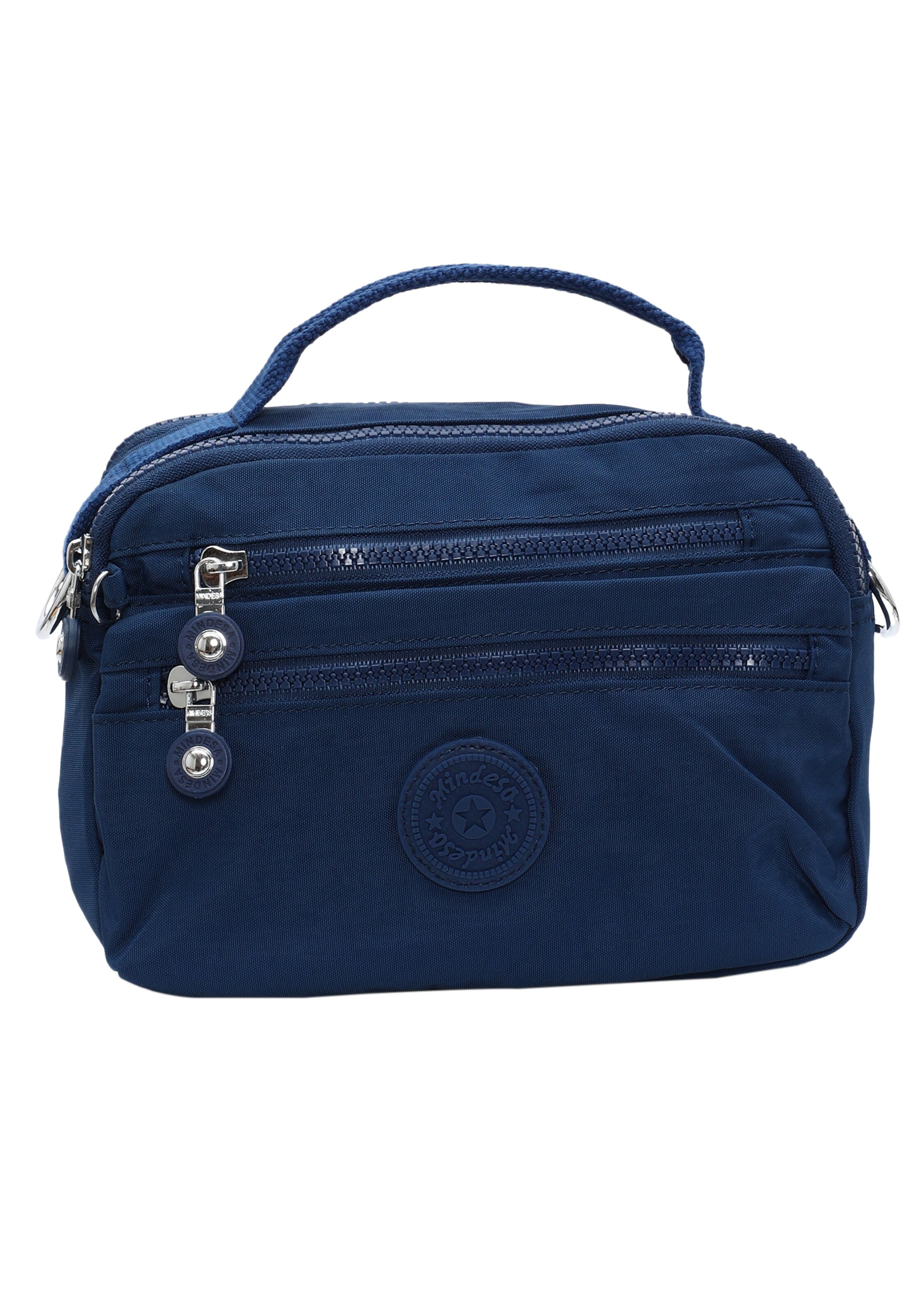 Mindesa - Bolso de mano en azul: frente