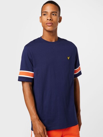 Lyle & Scott T-Shirt in Blau: Vorderseite
