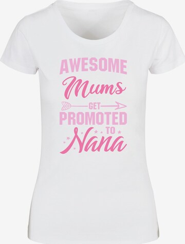 ABSOLUTE CULT Shirt 'Mother's Day - Nana' in White: front