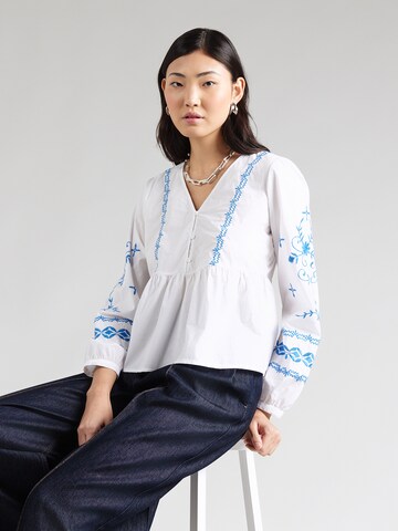 Camicia da donna 'ONLRUIKA' di ONLY in bianco: frontale