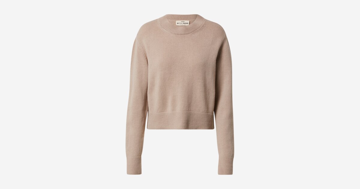 Pull-over 'Blakely' A LOT LESS en Noisette | ABOUT YOU