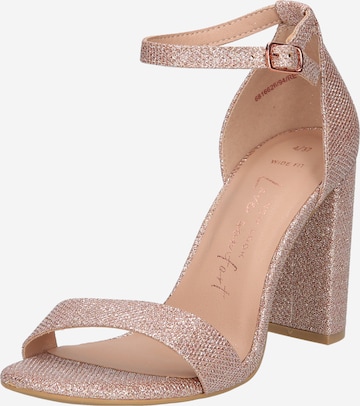 NEW LOOK Strap Sandals 'VIENNA' in Pink: front