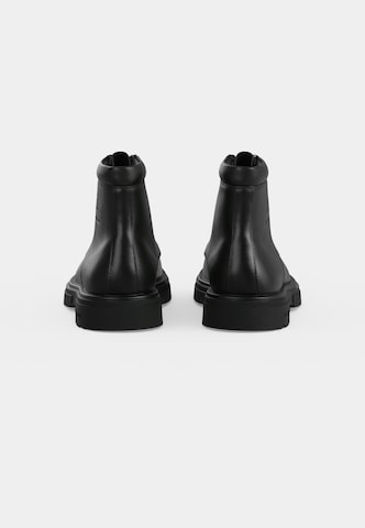 Karl Lagerfeld Boots med snörning i svart