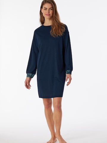 SCHIESSER Slaapshirt in Blauw