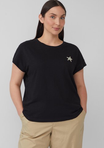 s.Oliver T-Shirt in Schwarz: Vorderseite