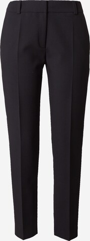 HUGO Slimfit Kalhoty s puky 'Hetana' – černá: přední strana