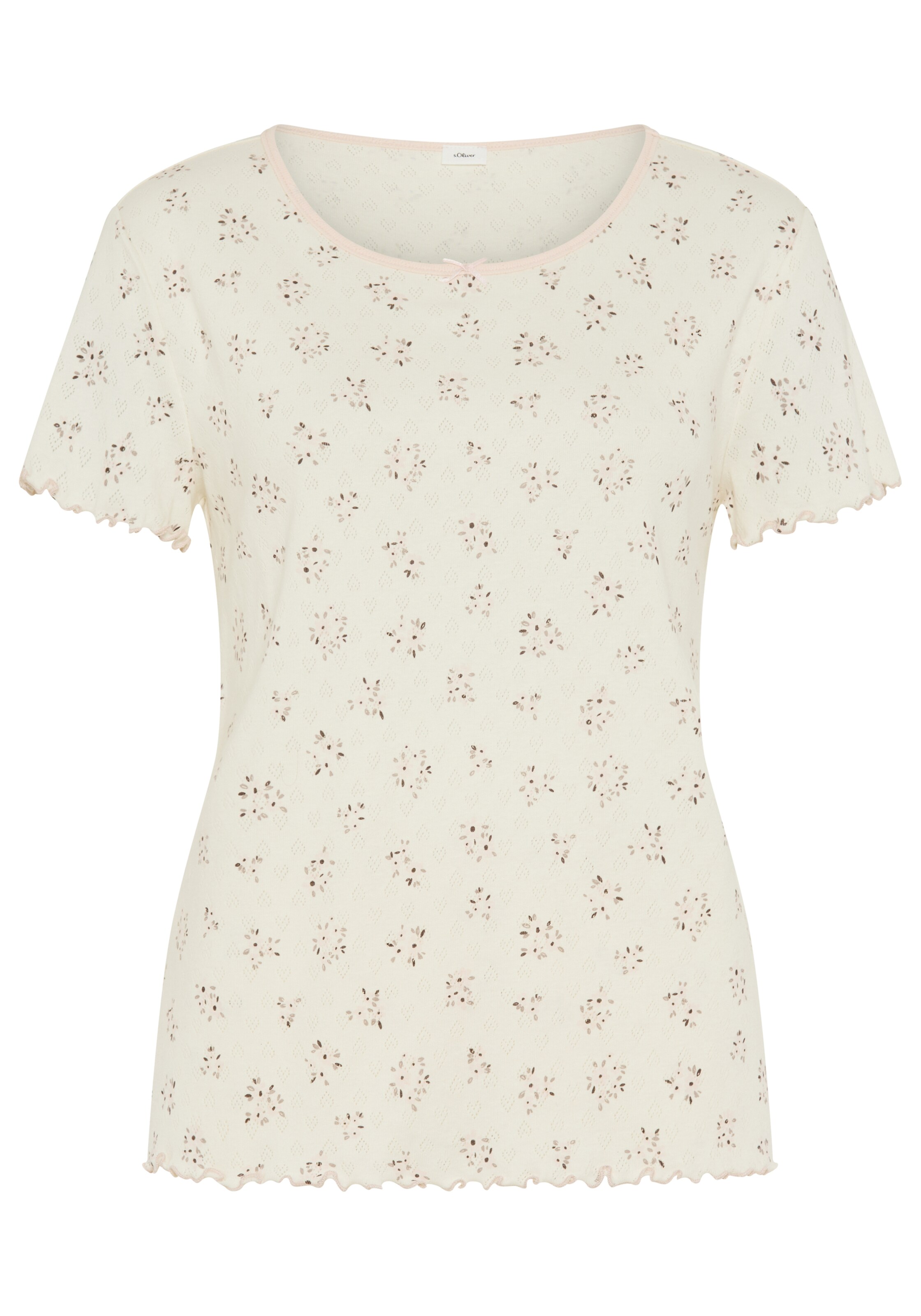 s.Oliver Short Pajama Set in Beige