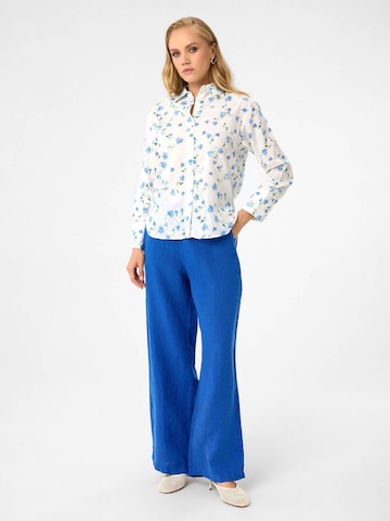 DIMI Wide leg Pants 'Weite Damen Leinenhose' in Blue