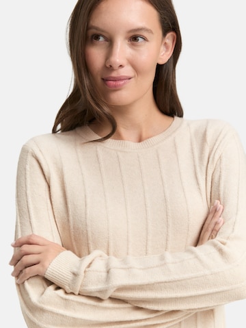 TOM TAILOR Pullover in Beige
