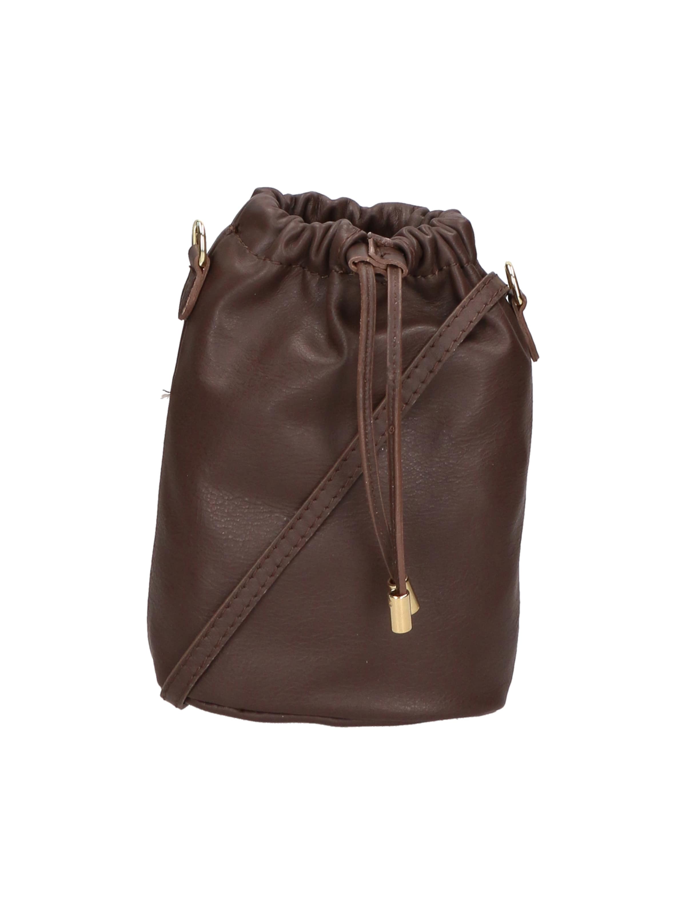 Borsa a sacco di Gave Lux in marrone: frontale