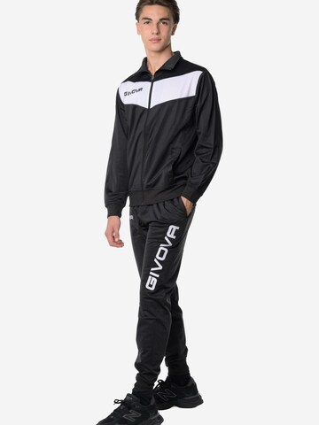 Completo sportivo 'Tuta sportiva Unisex Givova Visa in triacetato TR018 TUTA VISA TRIACETATO GIVOVA' di Givova in nero
