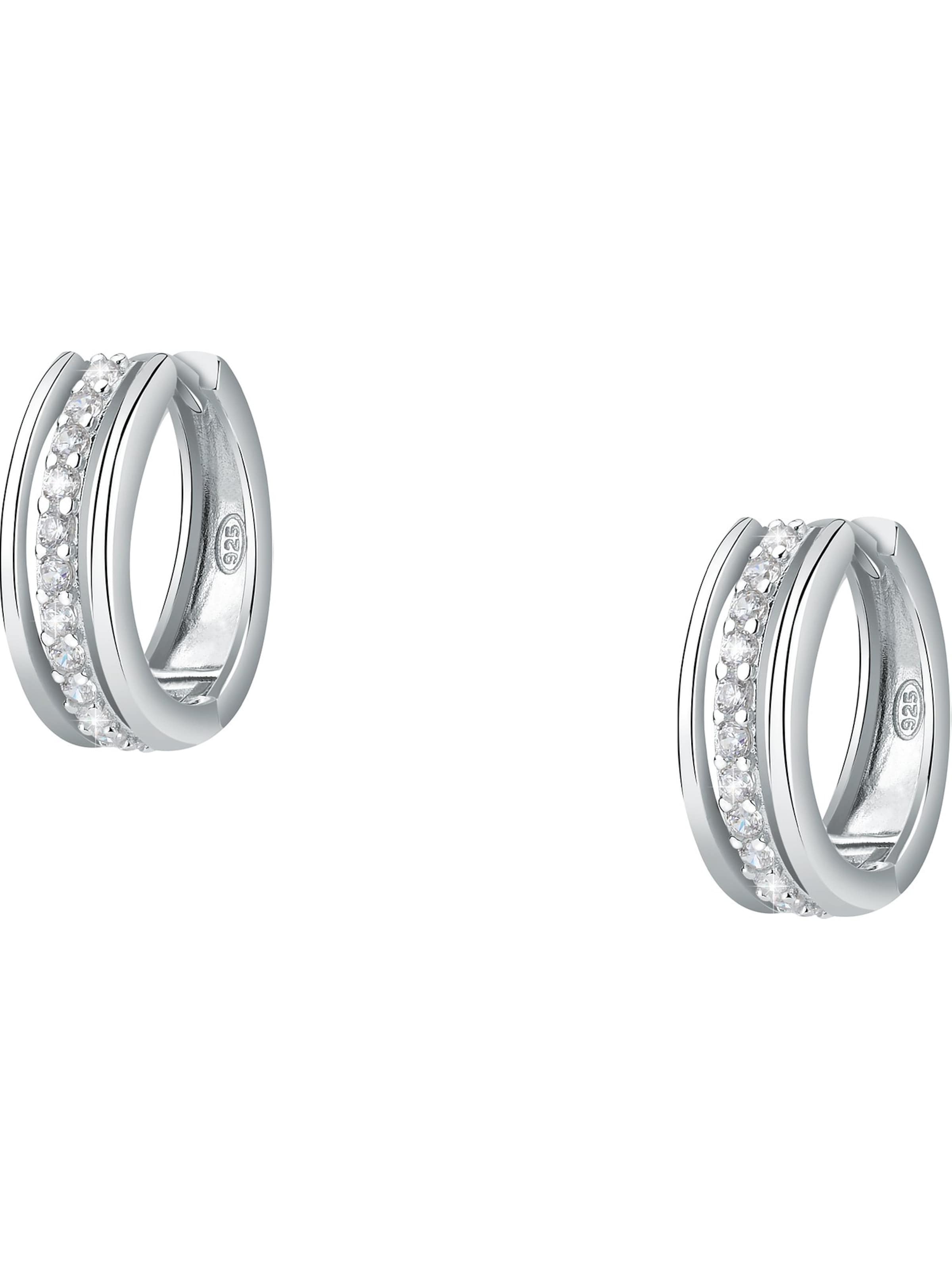 CHRIST Ohrringe in Silber: Vorderseite