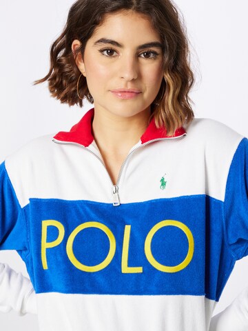 Bluză de molton de la Polo Ralph Lauren pe albastru