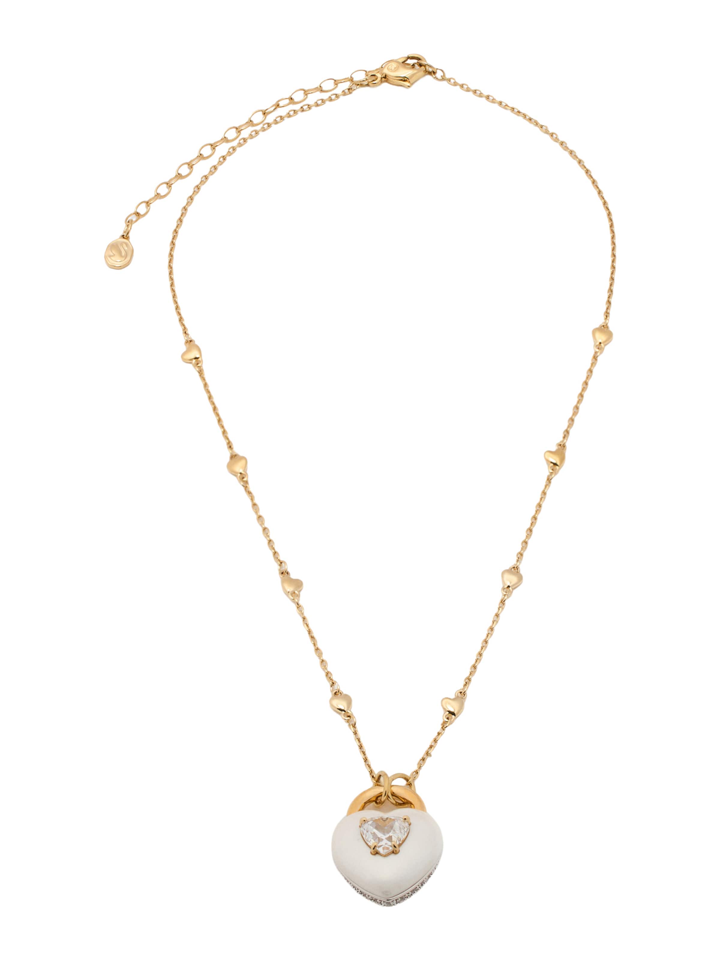 Swarovski Kette in Weiß: Vorderseite