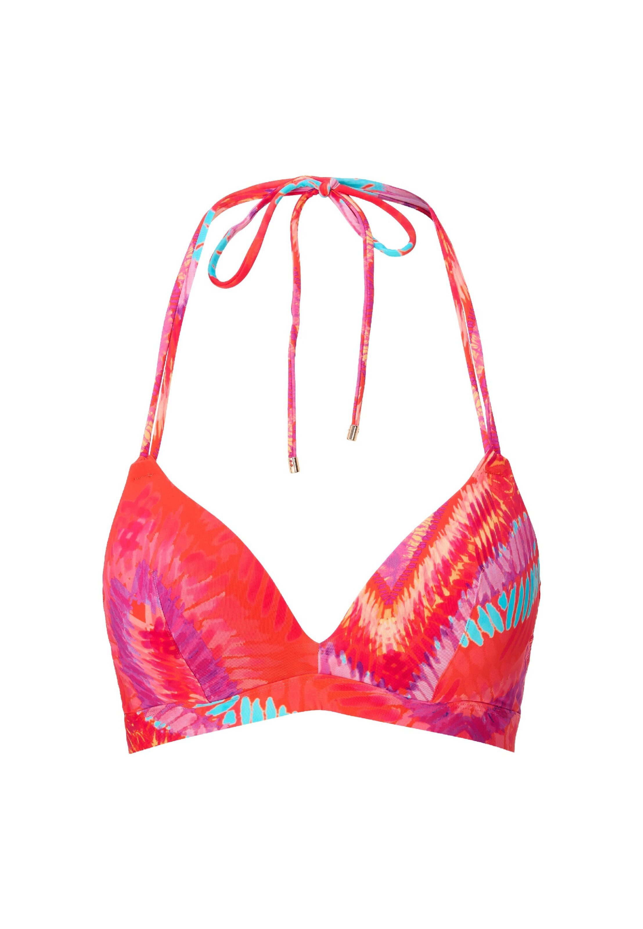 LingaDore Triangle Bikini top in Red: front