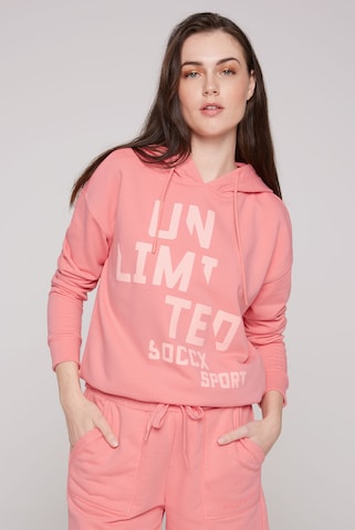 Soccx Sweatshirt in Pink: front