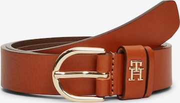 TOMMY HILFIGER Bælte 'Essential Effortless' i brun: forside