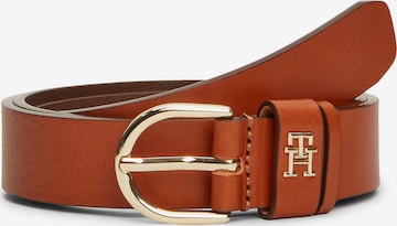 TOMMY HILFIGER Belt 'Essential Effortless' in Brown: front