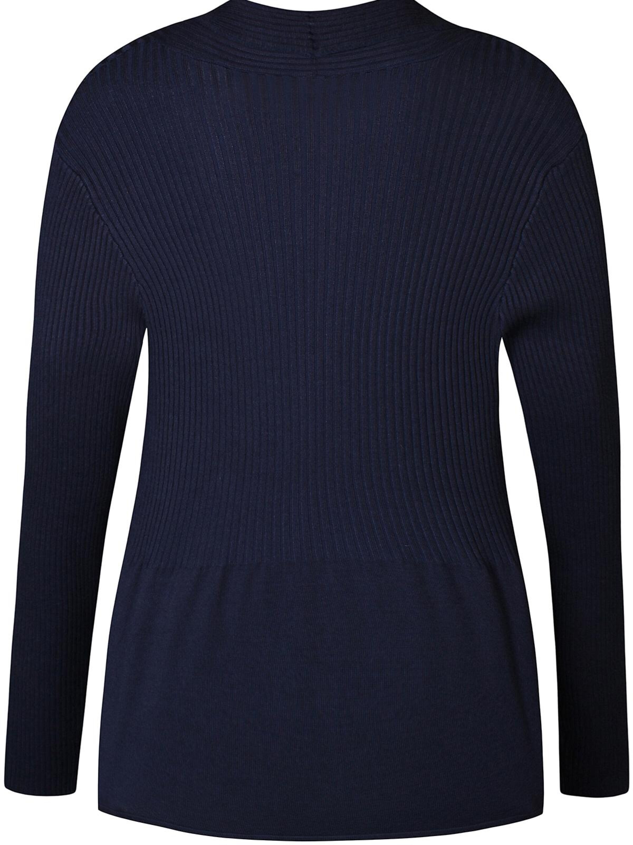 ze-ze Gebreid vest 'Florian 723' in Blauw