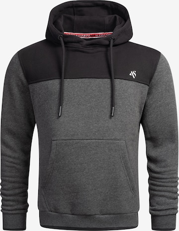 Alessandro Salvarini Sweatshirt 'Duori' in Grey: front