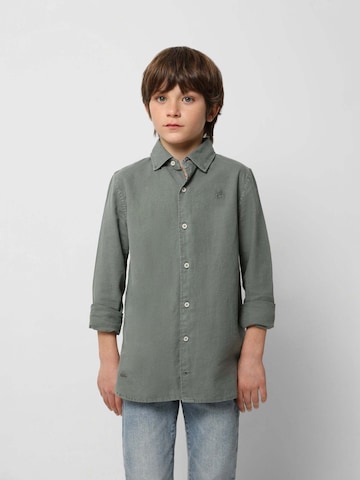 Scalpers Regular fit Button Up Shirt in Green: front