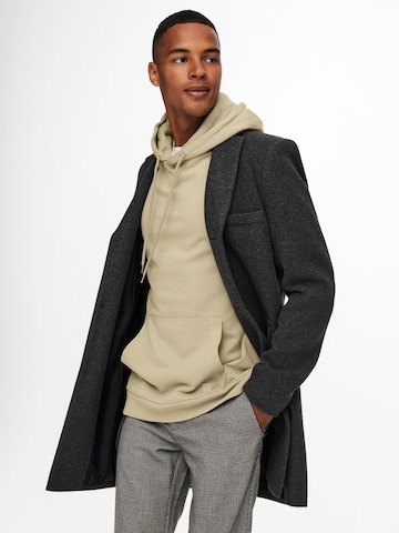 Only & Sons Between-Seasons Coat 'JAYLON' in Grey