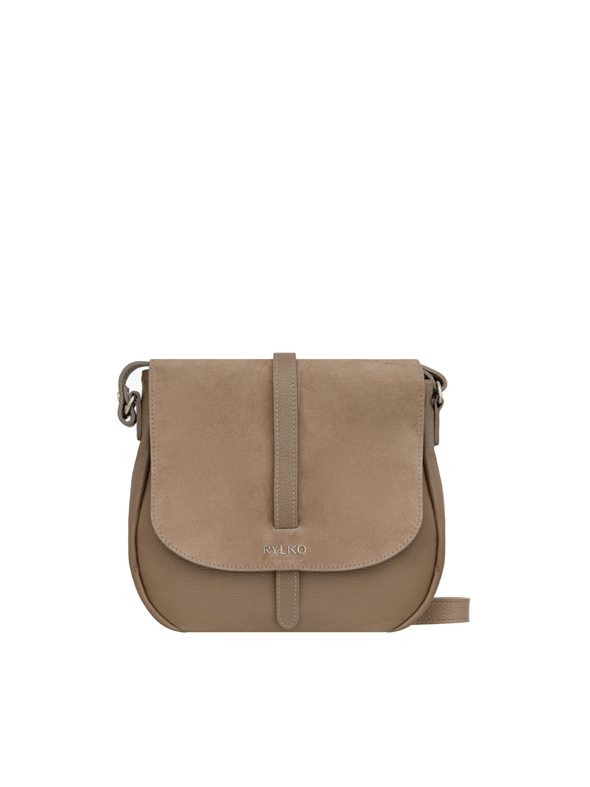 Geantă de umăr de la RYLKO pe bej: față