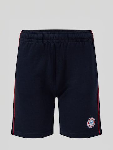 FC BAYERN MÜNCHEN Regular Pants in Blue: front
