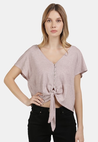 DreiMaster Vintage Блузка в Ярко-розовый: спереди