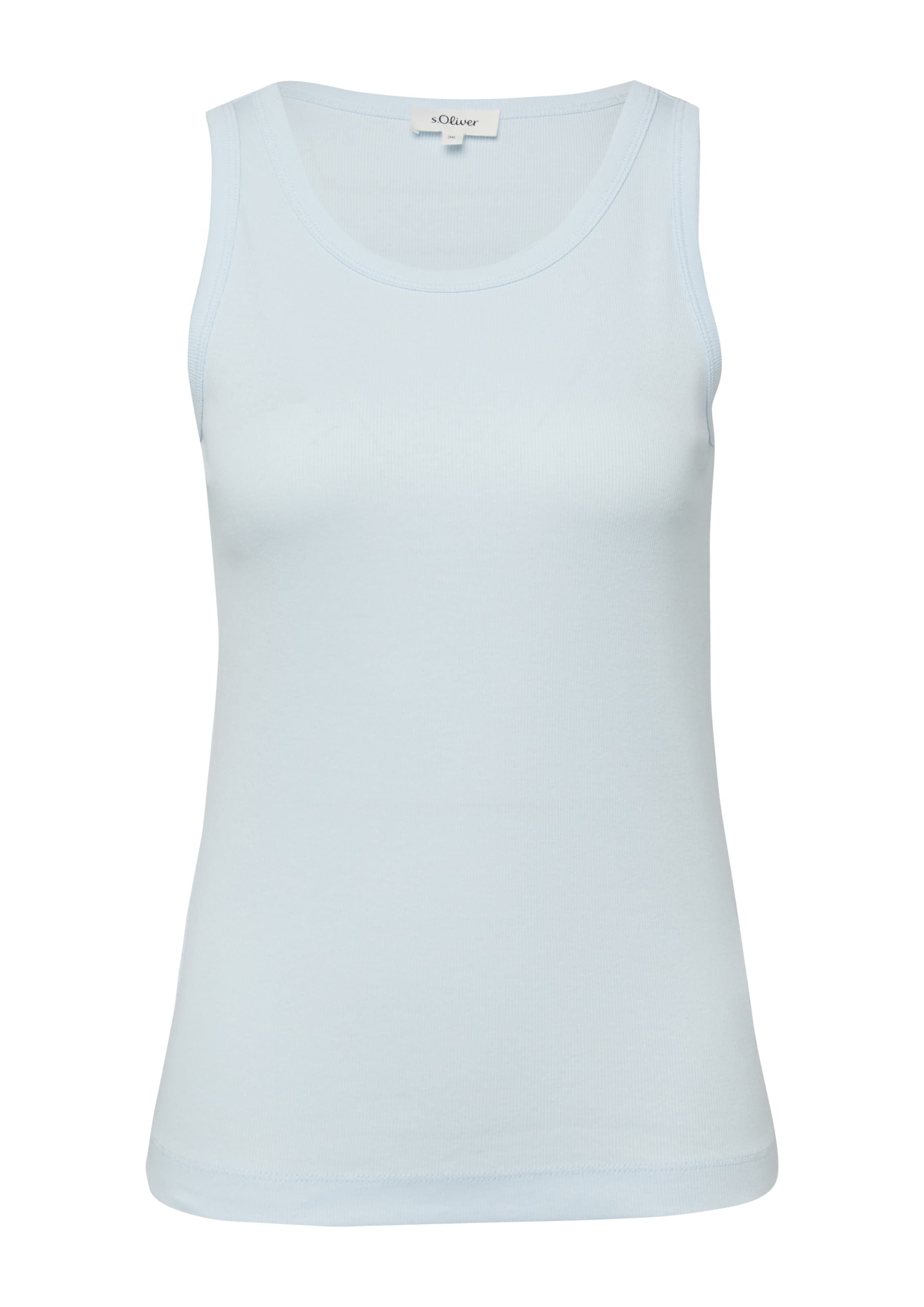 s.Oliver T-shirt en XS en bleu, Vue avec produit