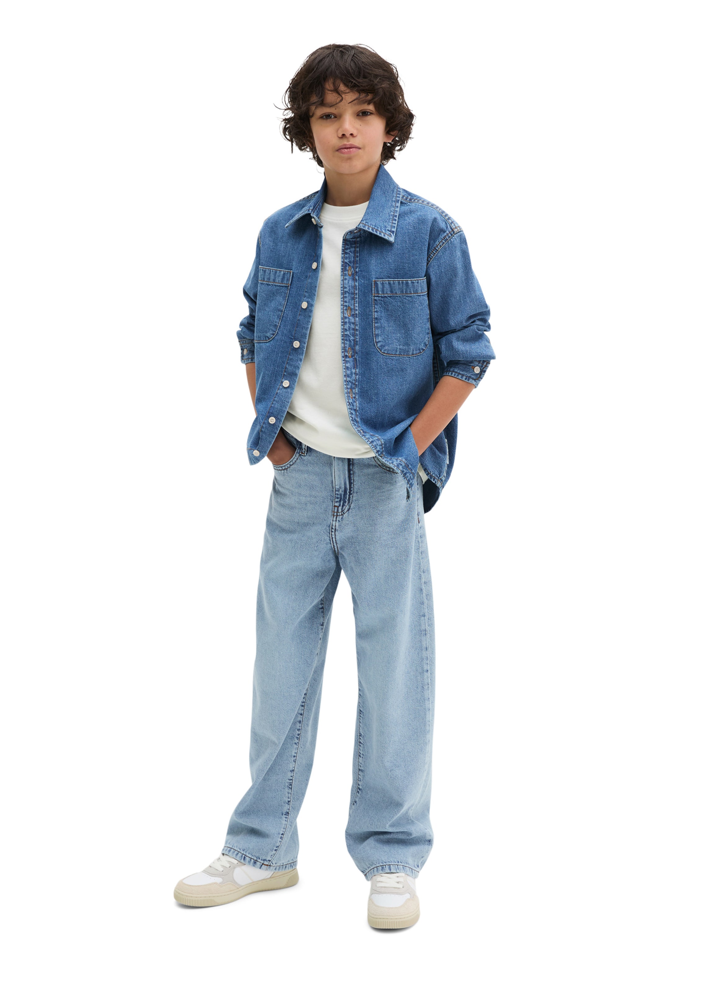 Marc O'Polo Regular fit Button up shirt in Blue