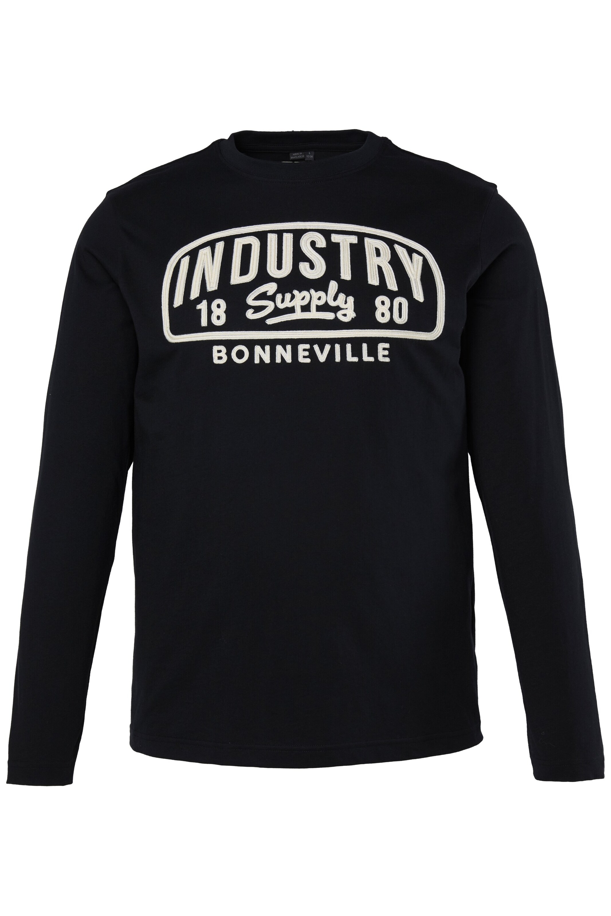 JP1880 Shirt in Zwart: voorkant
