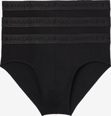 Slip di Karl Lagerfeld in nero: frontale