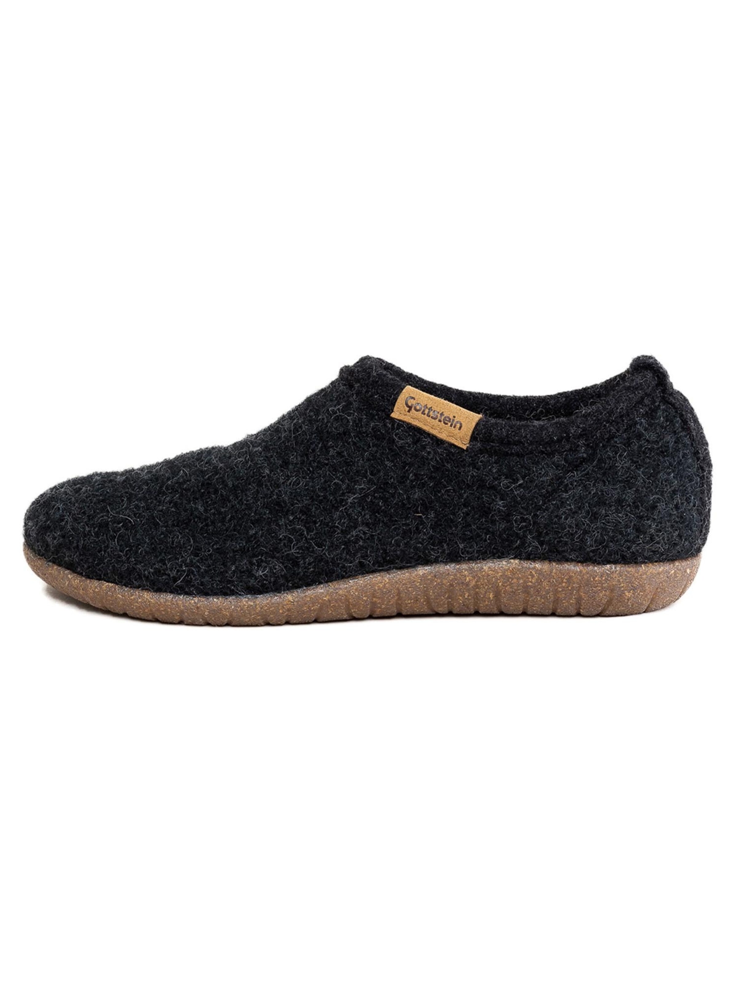 Gottstein Slippers 'Alpine Midcut RU' in Grey: front