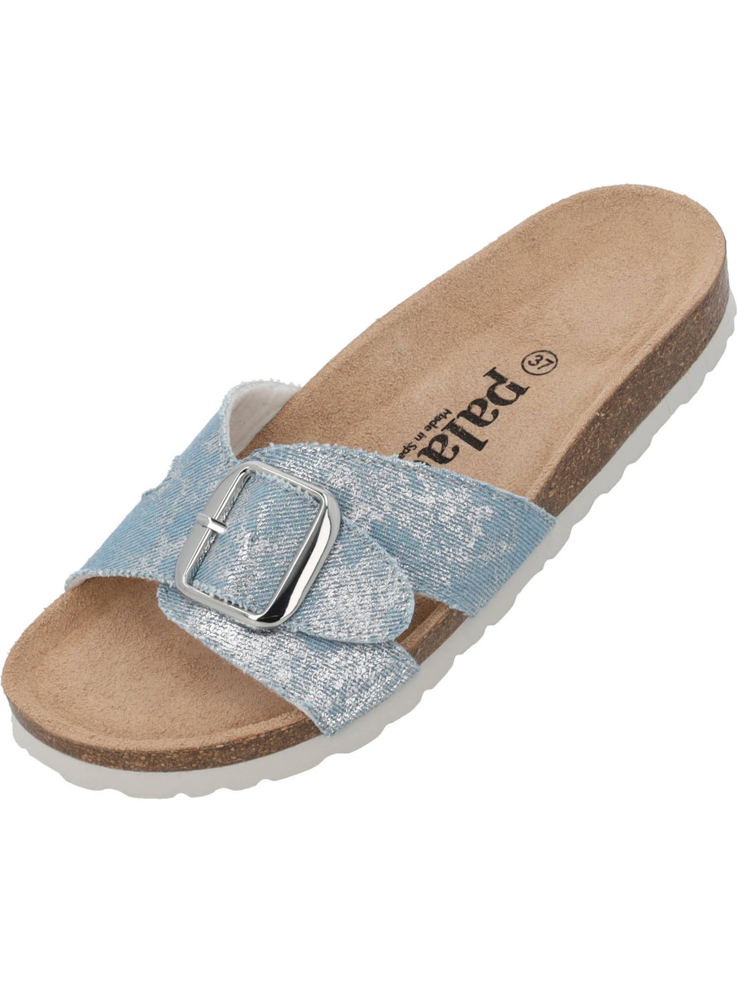 Palado Papucs 'Tinos Jeans' - kék: elől