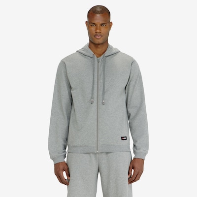 DIESEL Sweat jacket in L in Mottled grey, Item view