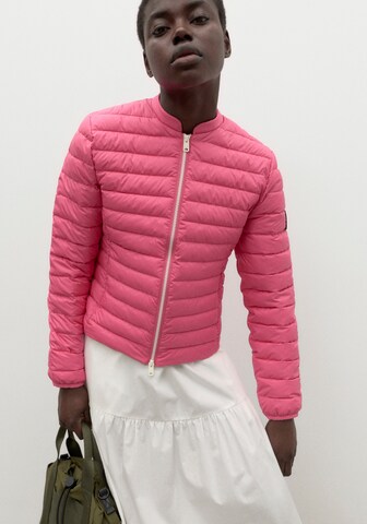 ECOALF Between-Season Jacket in Pink: front