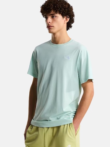 THE NORTH FACE Shirt 'Evolution Simple Dome' in Green: front